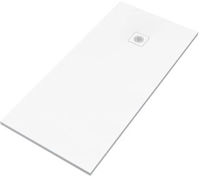 Piatto doccia SENSEA in composito minerale di resina gelificata Remix V3 bianco L 80 x L 170 x H 3.2 cm opaco