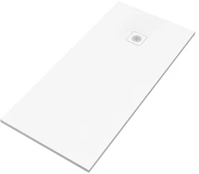 Piatto doccia SENSEA in composito minerale di resina gelificata Remix V3 bianco L 80 x L 170 x H 3.2 cm opaco