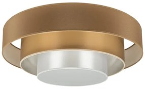 Duolla - Plafoniera LED LUNETA LED/26W/230V diametro 60 cm 4000K marrone/oro