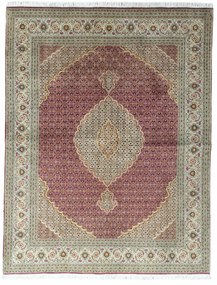 Tabriz Tappeto 150x200 Rosso (Iran) Annodato A Mano