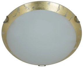 Plafoniera LED neoclassico Foglia, dorato Ø 30 cm, 1115 lumen