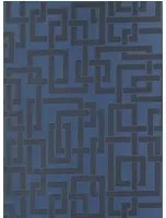Farrow & Ball Carta da parati Enigma - Stiffkey Blue/ Railings