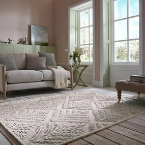 Tappeto greige in misto lana tessuto a mano 160x230 cm Sloane – Flair Rugs