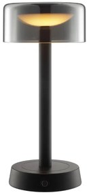 Brilliant - Lampada da tavolo LED RAZOR ricaricabile con dimmer e controllo touch LED/2,5W/5V 2700K IP44 nero