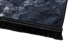 Tappeto moderno scuro con finitura antiscivolo e motivo astratto Larghezza: 80 cm | Lunghezza: 150 cm