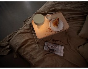 Lampada da tavolo LED verde chiaro in plastica (altezza totale 18 cm) Oblong – Zone