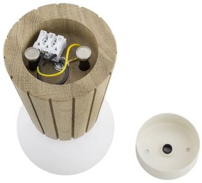 Argon 8973 - Plafoniera da bagno VOLANTE 1xG9/6W/230V IP44 Ø 12 cm beige