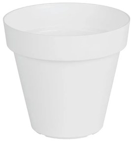 Vaso per piante e fiori CAPRI ARTEVASI in polipropilene bianco H 50 cm Ø 60 cm