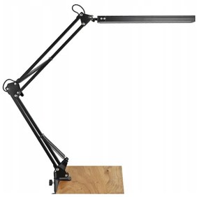 Lampada da tavolo LED dimmerabile con clip LED/10W/5V 3000/4000/6000K nera