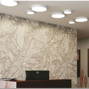 Plafoniera LED KLIO Ø 21 cm bianco IP20 bianco naturale INTEC