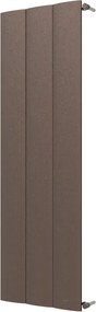 Termoarredo bagno DE'LONGHI 185.2x54.4 cm interasse 1800 mm marrone serie Palace