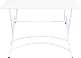 ROMANUS - tavolo in acciaio pieghevole da esterno