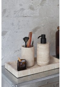 Dispenser di sapone in pietra beige 250 ml Travertine - Mette Ditmer Denmark