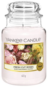 Fresh Cut Roses candela in giara grande Yankee Candle