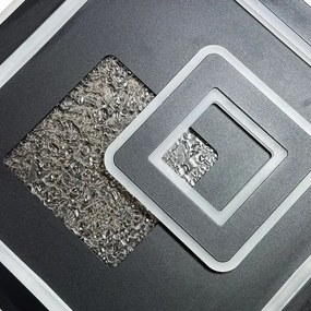 Plafoniera LED dimmerabile LED/110W/230V nero + telecomando