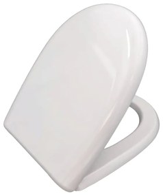 Copriwater Casual T Design ovale originale per serie sanitari PONTE GIULIO con chiusura rallentata in duroplast bianco europeo