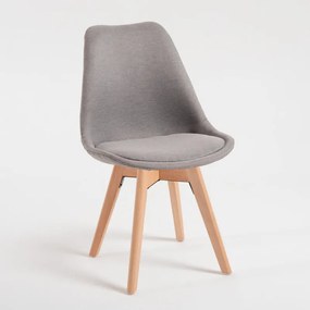 Sedia Synk Tessuto - Grigio chiaro