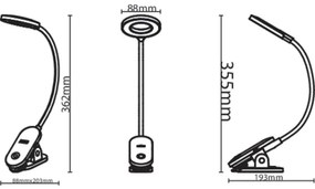 Philips - Lampada LED dimmerabile con clip FORYS LED/5W/5V CRI 90