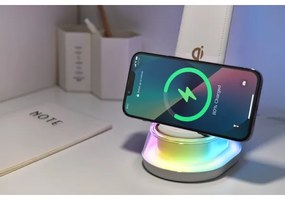 Immax 08974L - LED RGB Lampada da tavolo dimmerabile CORELLA LED/7W/12/230V bianco