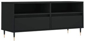 Mobile porta tv nero 100x34,5x44,5 cm in legno multistrato