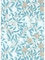 Morris & Co Carta da parati Fruit - Slate/ Vellum