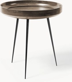 Tavolino rotondo in legno di mango Bowl