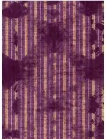 Streifentapete Washed Shibori von MINDTHEGAP - Burgund