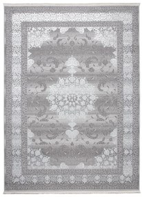 Esclusivo tappeto per interni di design bianco e grigio con motivo Larghezza: 160 cm | Lunghezza: 230 cm