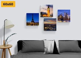 Set di quadri – Città notturne