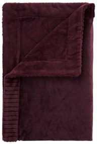 Coperta viola scuro in micropile 150x200 cm Velvet and Faux Fur – Catherine Lansfield