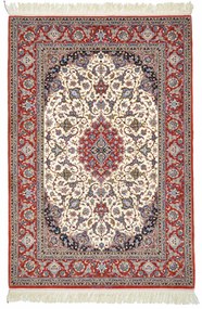 Isfahan Tappeto persiano 130 x 190 Beige (Iran) Annodato A Mano