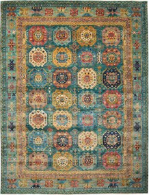Samarkand Tappeto 250 x 320 Grigio (Pakistan) Annodato A Mano