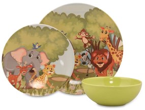 Set da pranzo per bambini in gres 3 pezzi - Hermia