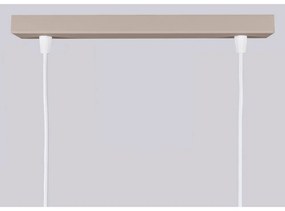 Lampadario grigio tortora in metallo Gleam – Sollux