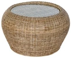 Tavolo aggiuntivo DKD Home Decor 8424001825165 82 x 82 x 48 cm Cristallo Naturale Alluminio