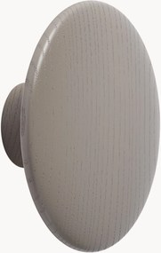 Gancio da parete in legno di quercia Dots, Ø 13 cm