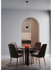 Redo 01-1496 - Lampadario LED a cavo LOLLI LED/6W/230V Ø 14 cm nero