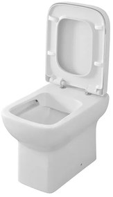 Wc filomuro salvaspazio senza brida con scarico universale Ginevra