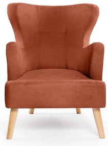 Poltrona in colore mattone Noemye - Bonami Essentials