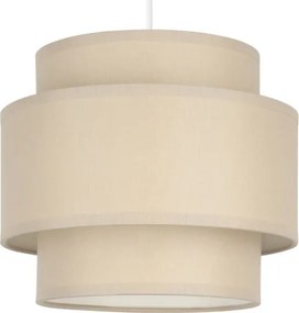 Brilagi - Lampadario sospeso RESNA con cavo 1xE27/60W/230V Ø 20 cm beige