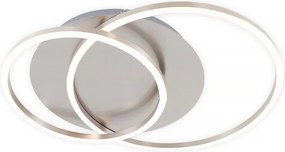 Plafoniera da soffitto dimmerabile a LED 28W/230V 3000K cromo opaco