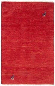 Gabbeh Tappeto persiano 60x90 Rosso (Iran) Annodato A Mano