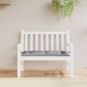 Cuscino Per Panca Grigio 110x50x7 Cm İn Tessuto Oxford /