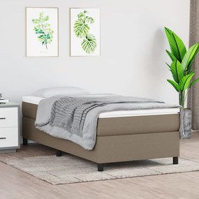 Giroletto A Molle Con Materasso Tortora 100x200 Cm İn Tessuto /