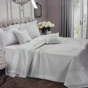 Primo Letto Sposa Valencia Botticelli Home  Colore Panna, Dimensioni e Misure Matrimoniale