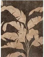 Coordonne Carta da parati panoramica Leaves Shadow - Night