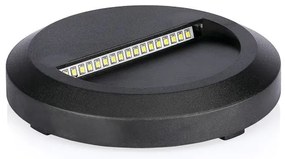 LED Illuminazione delle scale per esterni LED/2W/230V IP65 3000K nero
