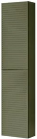 Colonna per mobile bagno Pixel 2 ante P 27 x L 30 x H 160 cm laccato opaco verde salvia