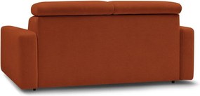 Divano color mattone allungabile 195 cm Monaco – Bobochic Paris