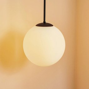 ALDEX Lampada sospensione Bosso 1 luce, bianco/nero 30cm